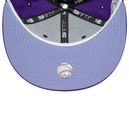 This is a Montreal Expos All Star Game Purple 59FIFTY Fitted Cap 2