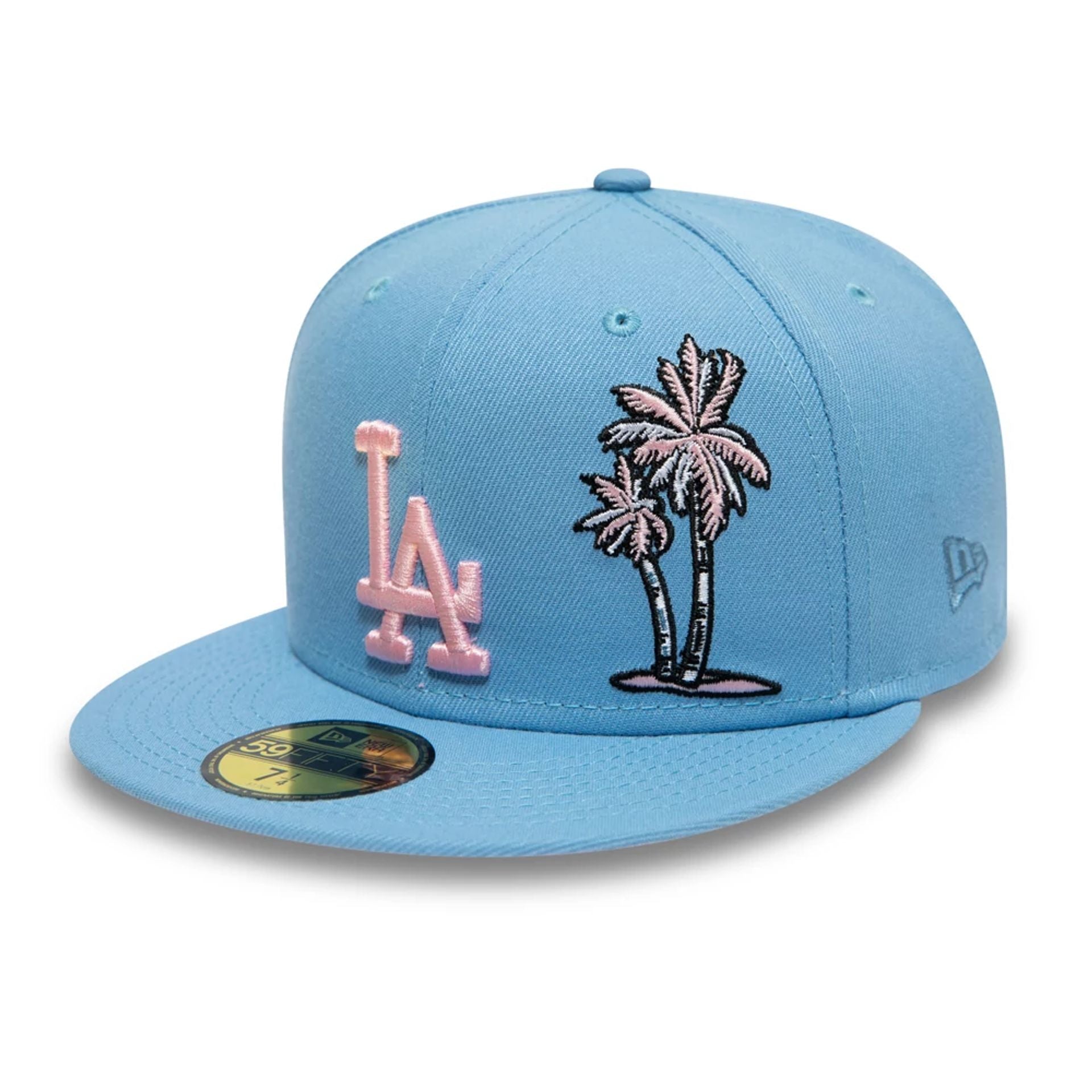 Hellblaue LA Dodgers Palm Taco 59FIFTY Fitted Cap