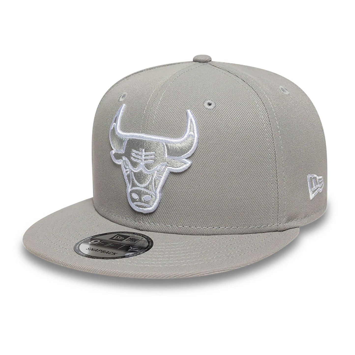 This is a Chicago Bulls Grey 9FIFTY Snapback Cap 3