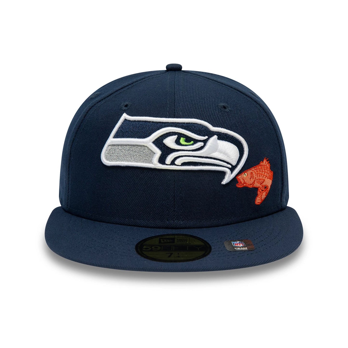 This is a Seattle Seahawks City Describe Dark Blue 59FIFTY Fitted Cap 6