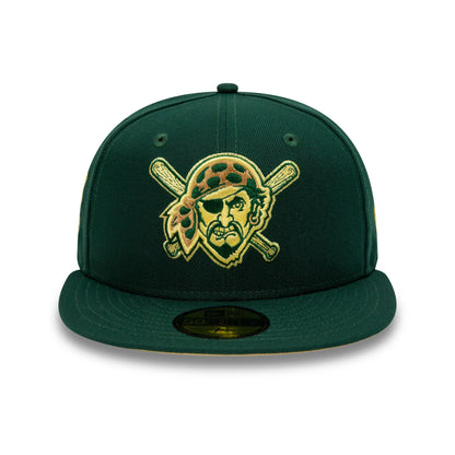 This is a Pittsburgh Pirates Contrast Forest Green 59FIFTY Fitted Cap 3