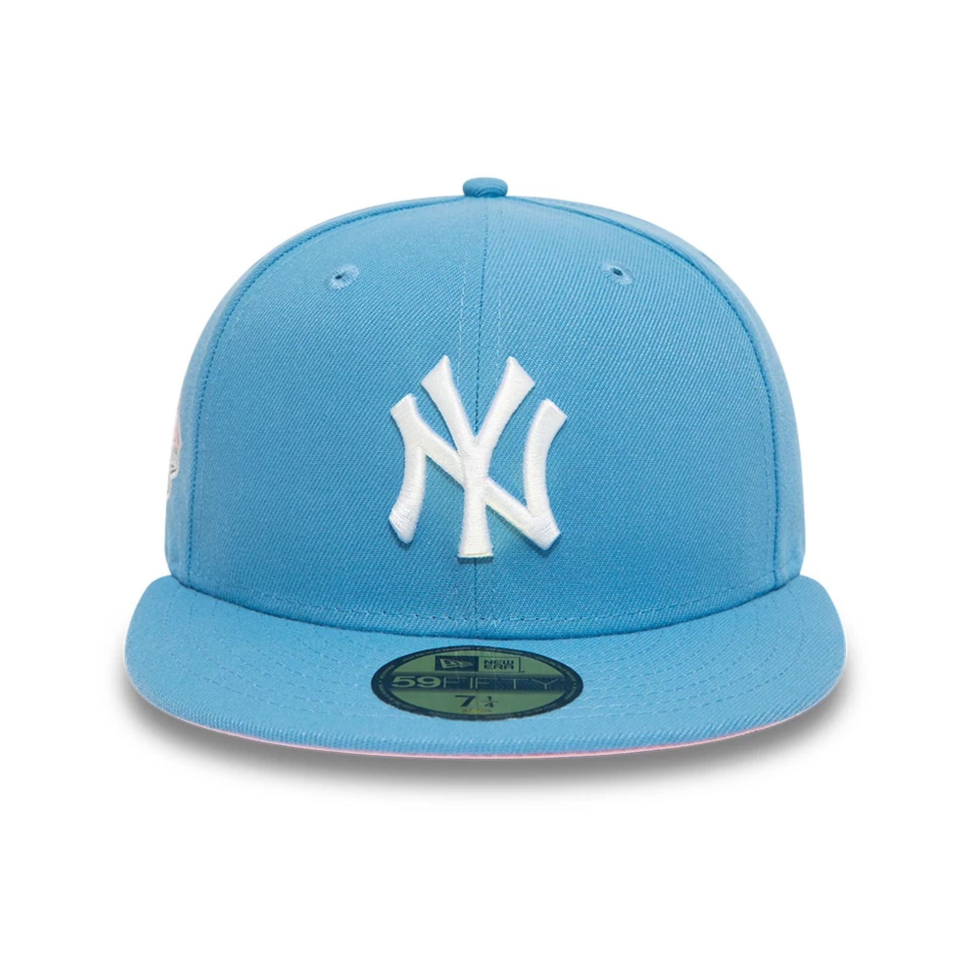 This is a New York Yankees Pastel Blue 59FIFTY Fitted Cap 6