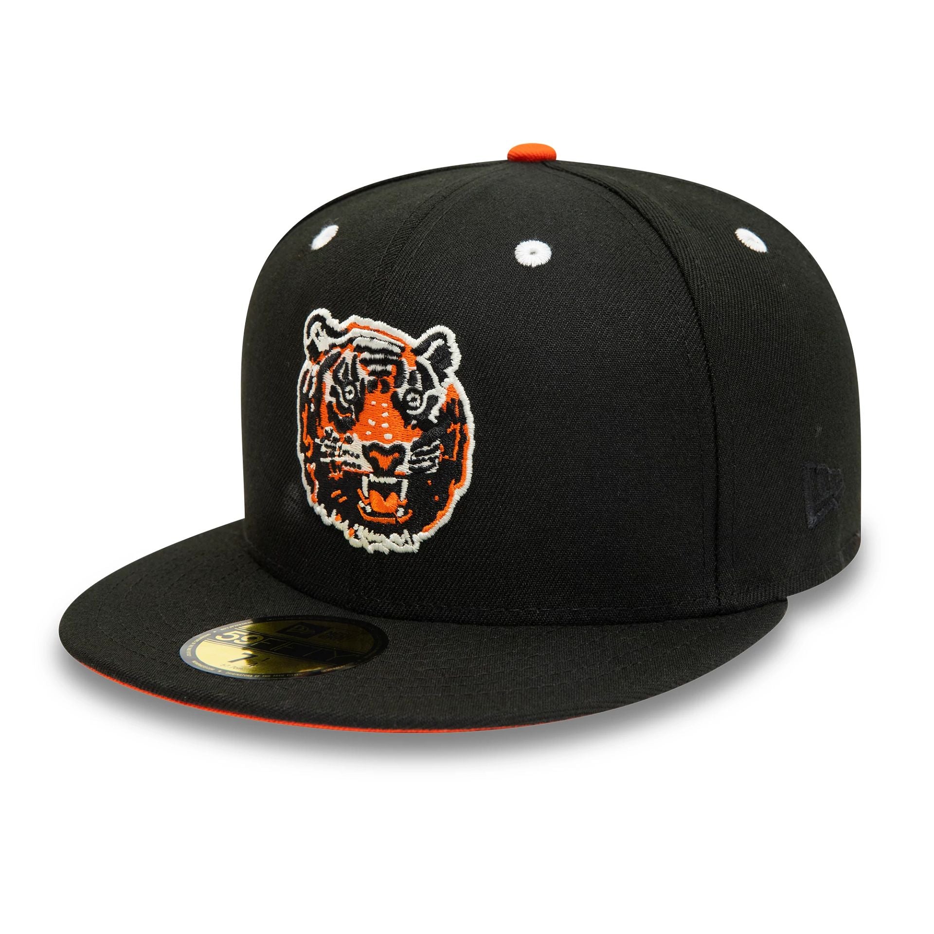 This is a Detroit Tigers 1968 World Series Black 59FIFTY Fitted Cap 1