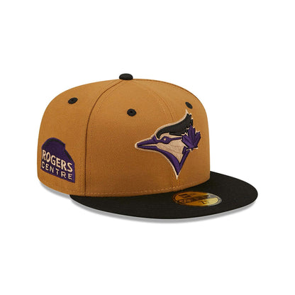 This is a Official New Era Toronto Blue Jays Beige 59FIFTY Cap 1