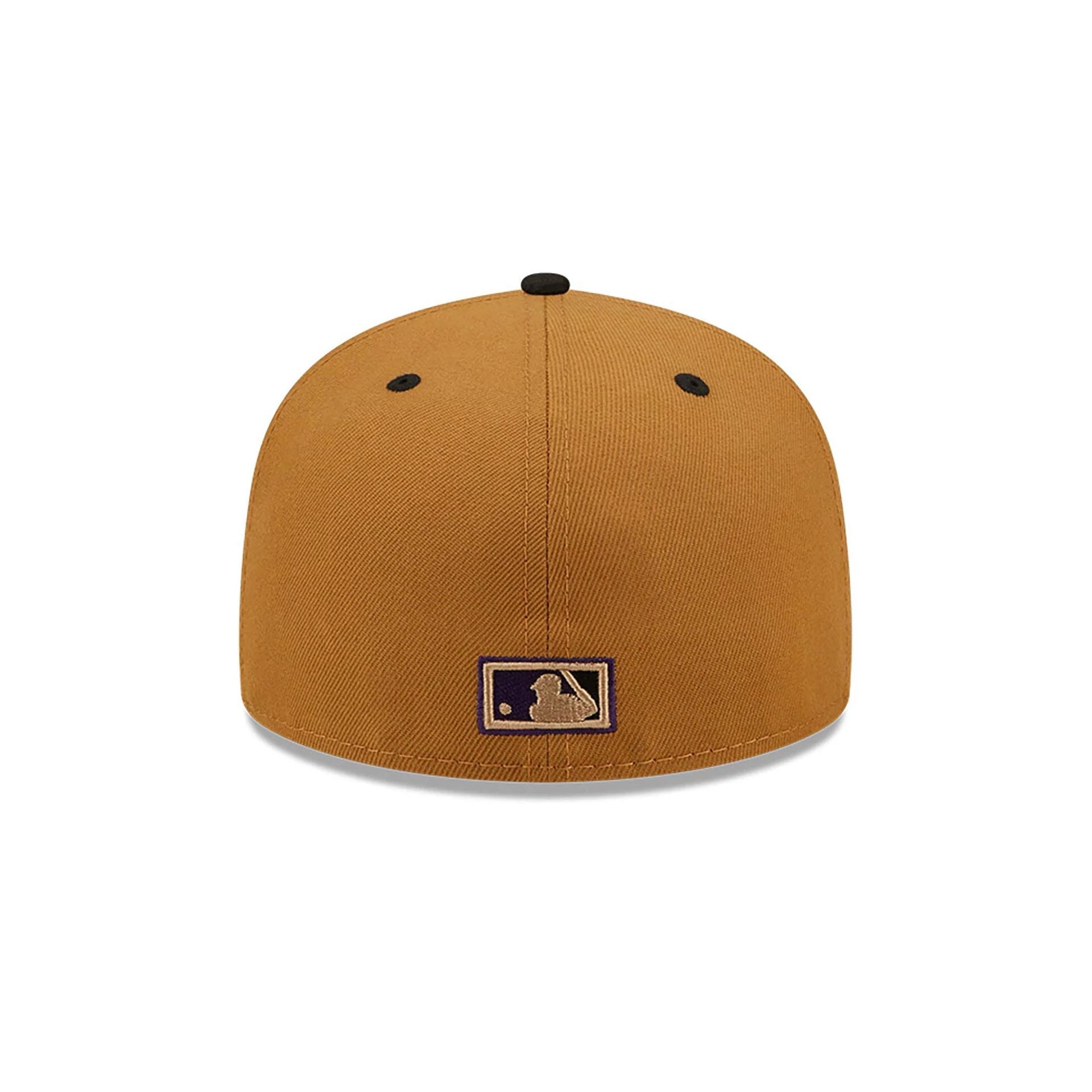 This is a Official New Era Toronto Blue Jays Beige 59FIFTY Cap 6