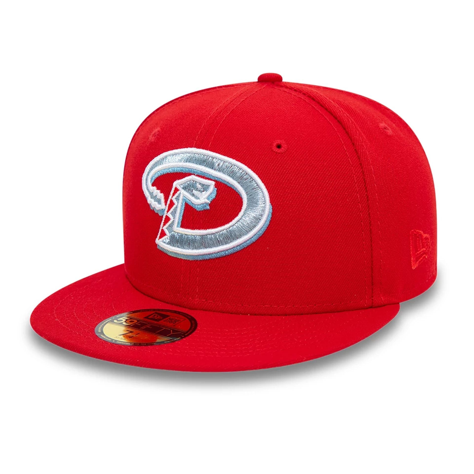 This is a Arizona Diamondbacks MLB World Series Red 59FIFTY Fitted Cap 7