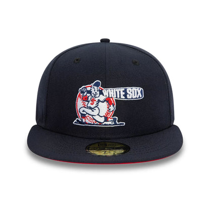 This is a Chicago White Sox MLB Batters Up Navy 59FIFTY Fitted Cap 6