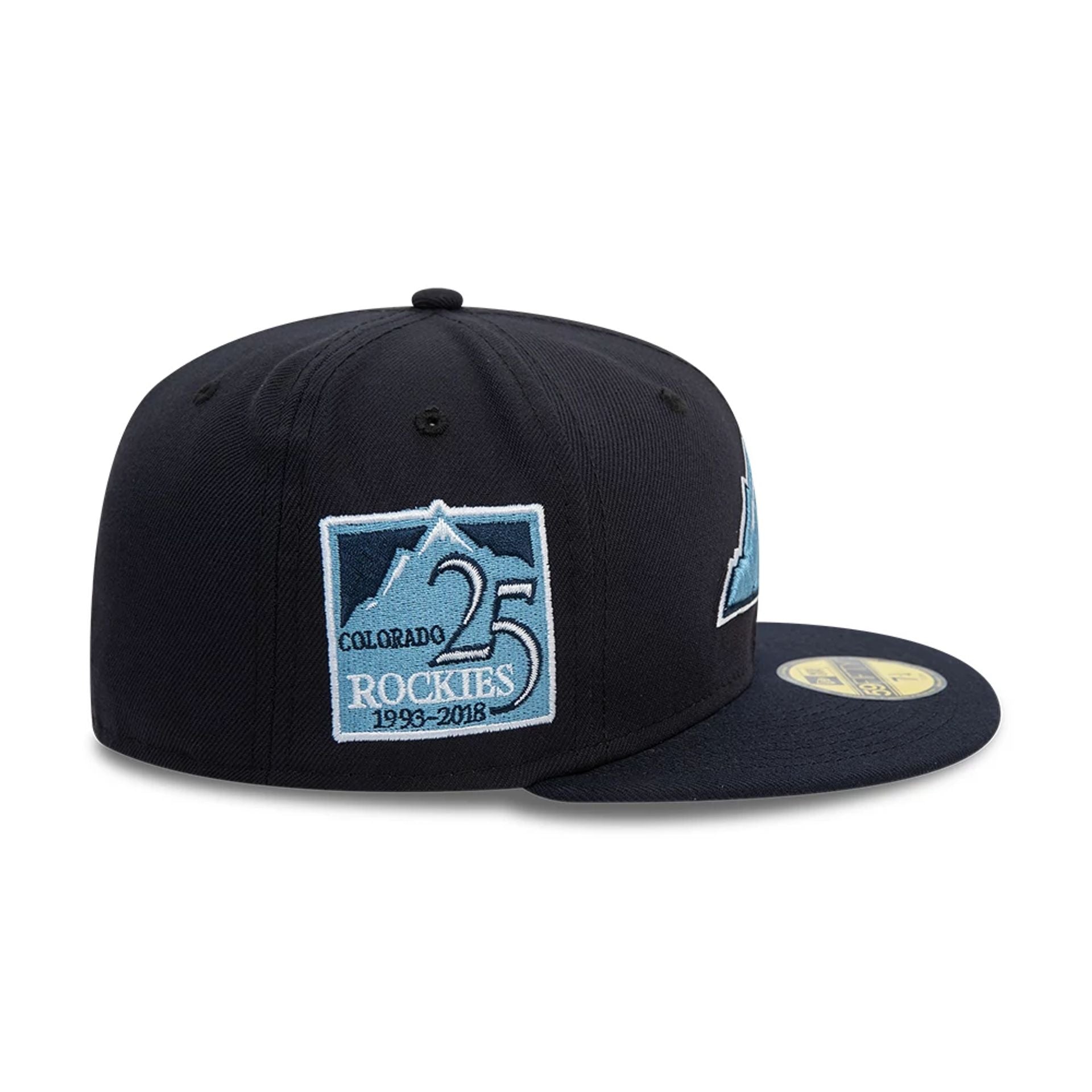 This is a Colorado Rockies Cooperstown Navy 59FIFTY Fitted Cap 3