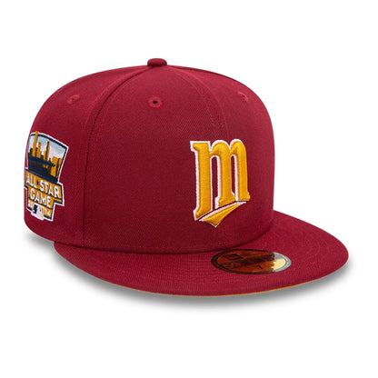 This is a Minnesota Twins All Star Game Red 59FIFTY Fitted Cap 1