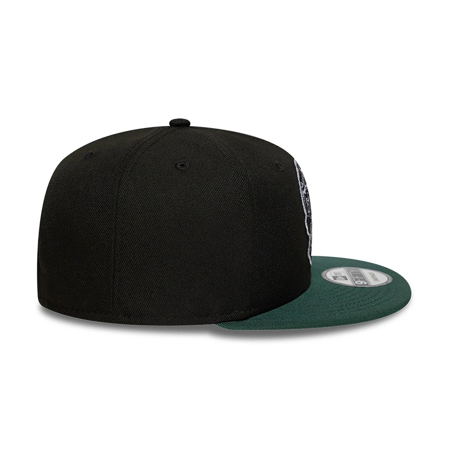 This is a Oakland Athletics MLB Skull Black 9FIFTY Snapback Cap 6