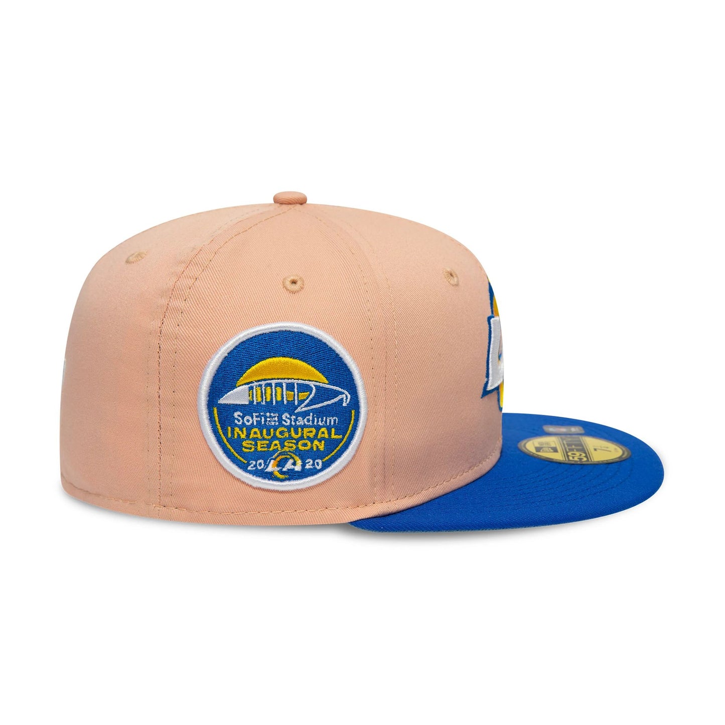 This is a LA Rams NFL Colour Pink 59FIFTY Fitted Cap 6