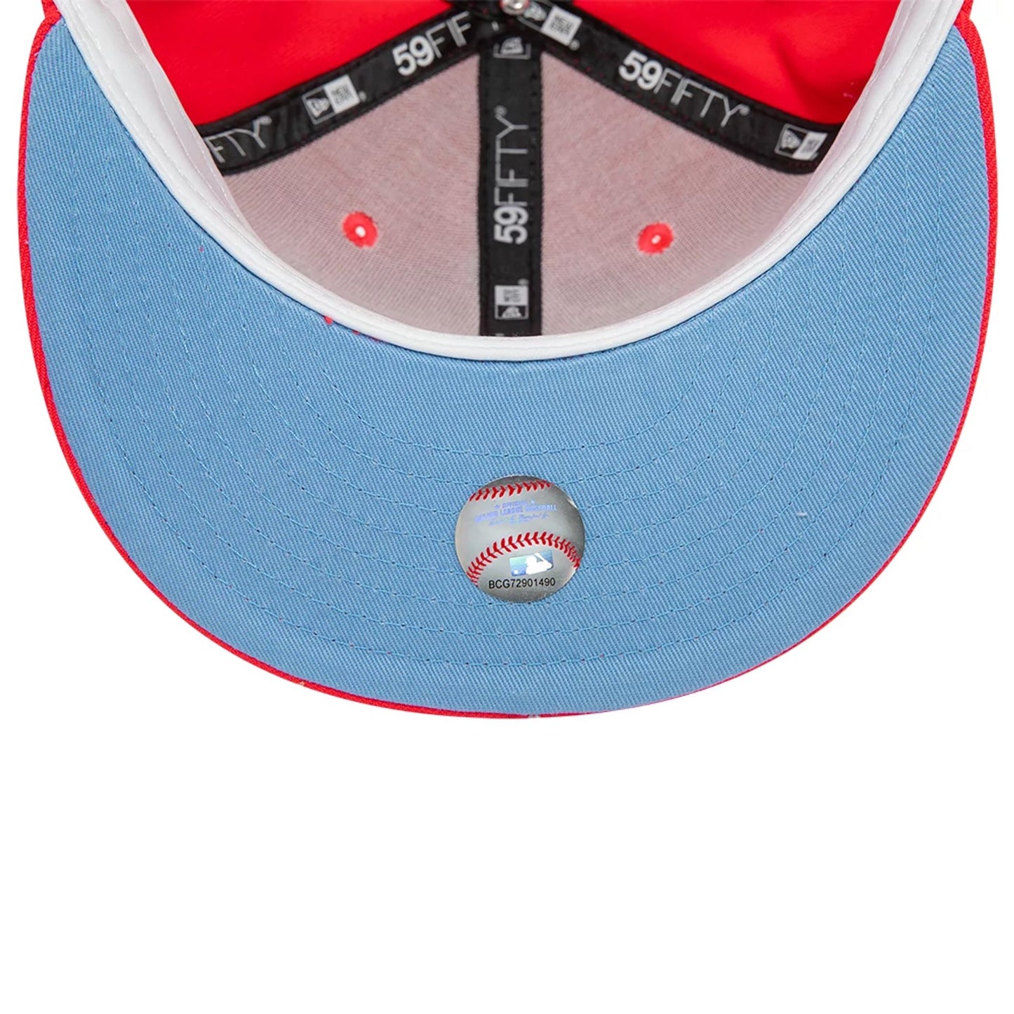 This is a Tampa Bay Rays Cooperstown Red 59FIFTY Fitted Cap 2