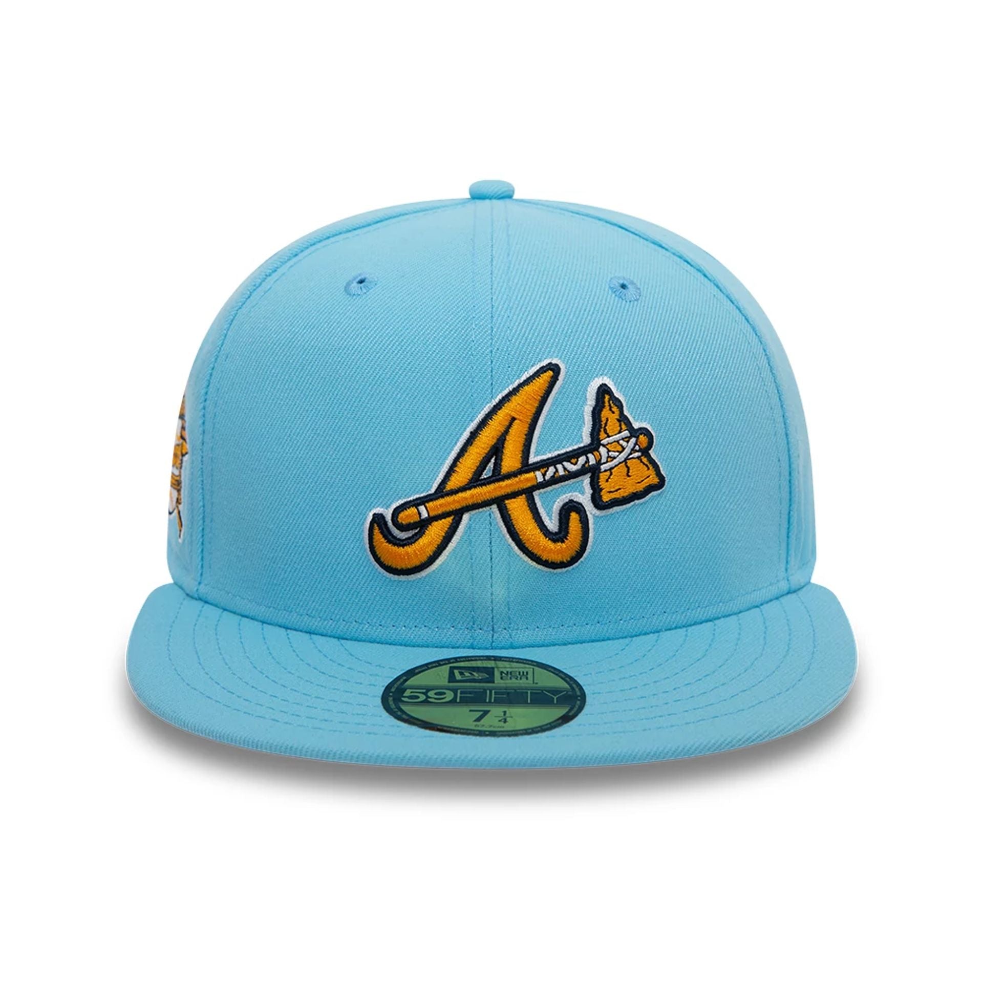 This is a Atlanta Braves MLB Blues Blue 59FIFTY Fitted Cap 7