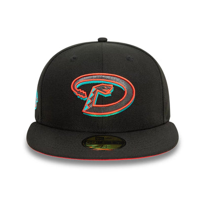 This is a Arizona Diamondbacks MLB Off Season Black 59FIFTY Fitted Cap 7