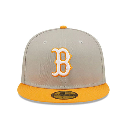 This is a Boston Red Sox Orange Soda Grey 59FIFTY Fitted Cap 3