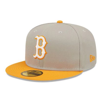 This is a Boston Red Sox Orange Soda Grey 59FIFTY Fitted Cap 4