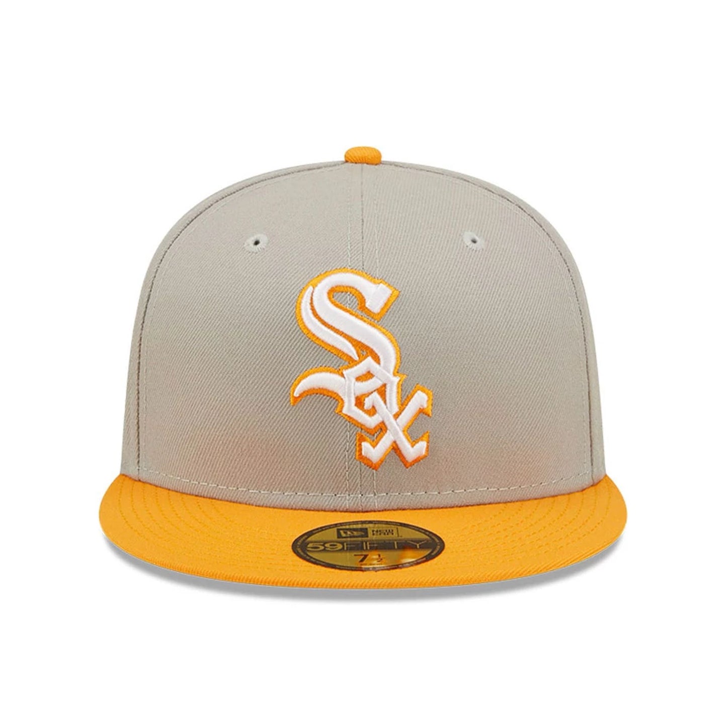 This is a Chicago White Sox Orange Soda Grey 59FIFTY Fitted Cap 3