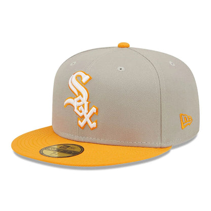 This is a Chicago White Sox Orange Soda Grey 59FIFTY Fitted Cap 4