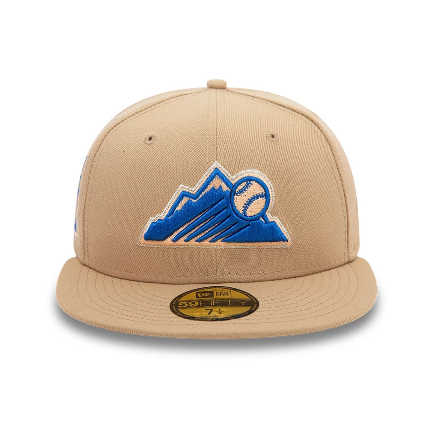 This is a Colorado Rockies Cooperstown Beige 59FIFTY Fitted Cap 6