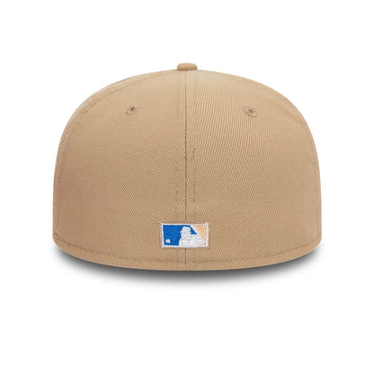 This is a Colorado Rockies Cooperstown Beige 59FIFTY Fitted Cap 4