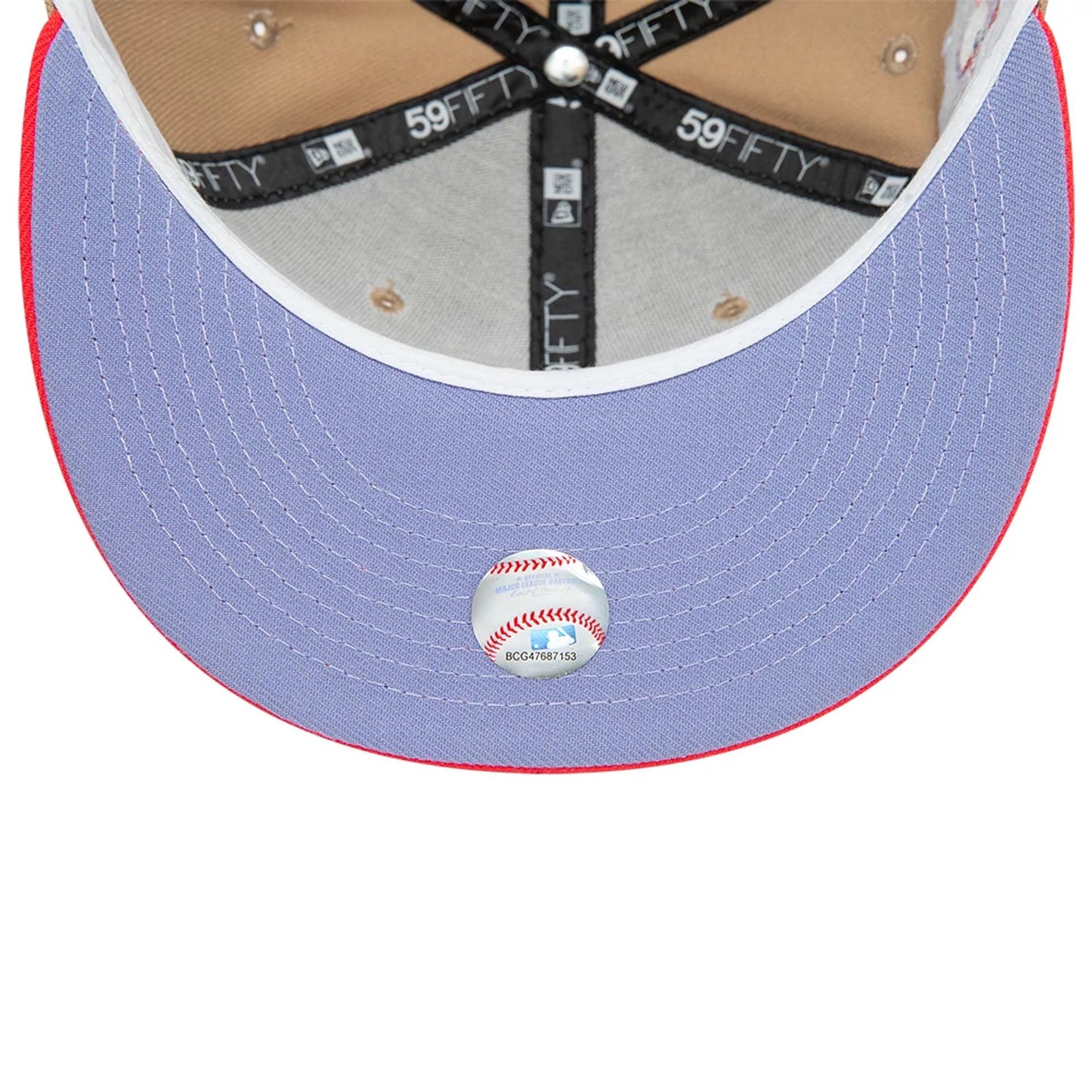 This is a Minnesota Twins All Star Game Beige 59FIFTY Fitted Cap 2