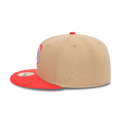 This is a Minnesota Twins All Star Game Beige 59FIFTY Fitted Cap 5