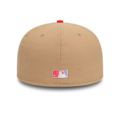 This is a Chicago White Sox Cooperstown Beige 59FIFTY Fitted Cap 6