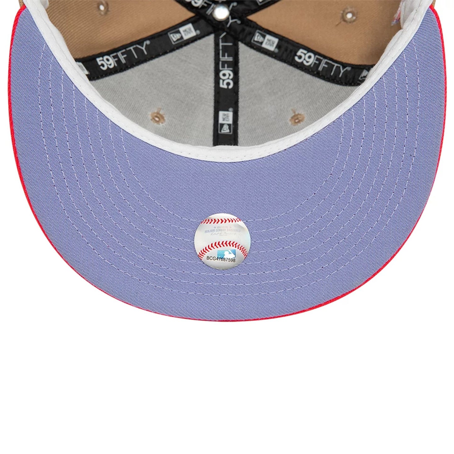 This is a Chicago White Sox Cooperstown Beige 59FIFTY Fitted Cap 2