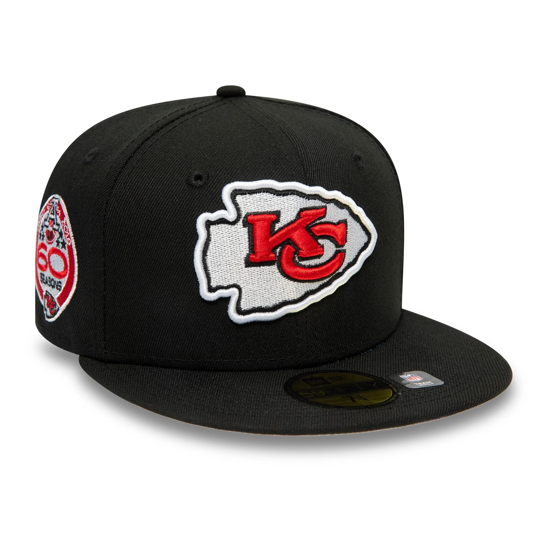 This is a Kansas City Chiefs NFL Codename Chiefs Black 59FIFTY Fitted Cap 3