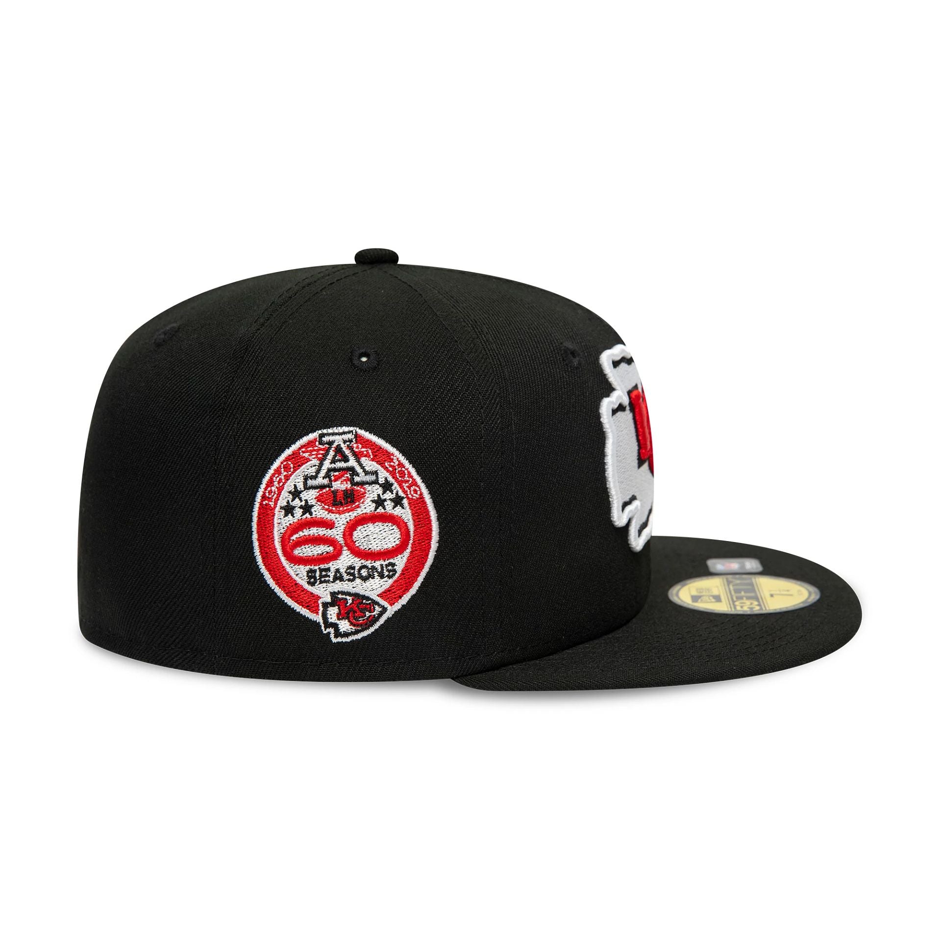 This is a Kansas City Chiefs NFL Codename Chiefs Black 59FIFTY Fitted Cap 7