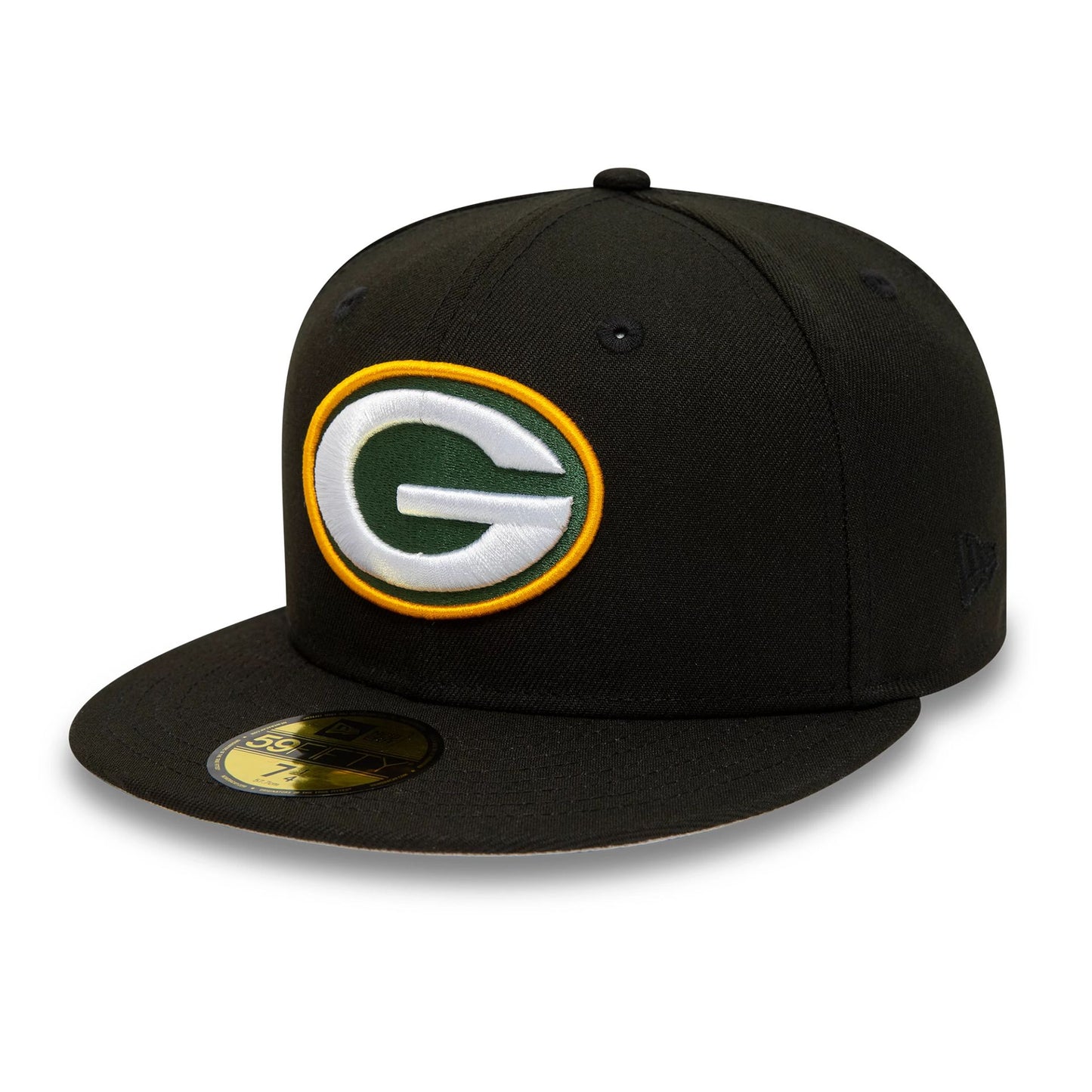 This is a Green Bay Packers NFL Teams Black 59FIFTY Cap 6