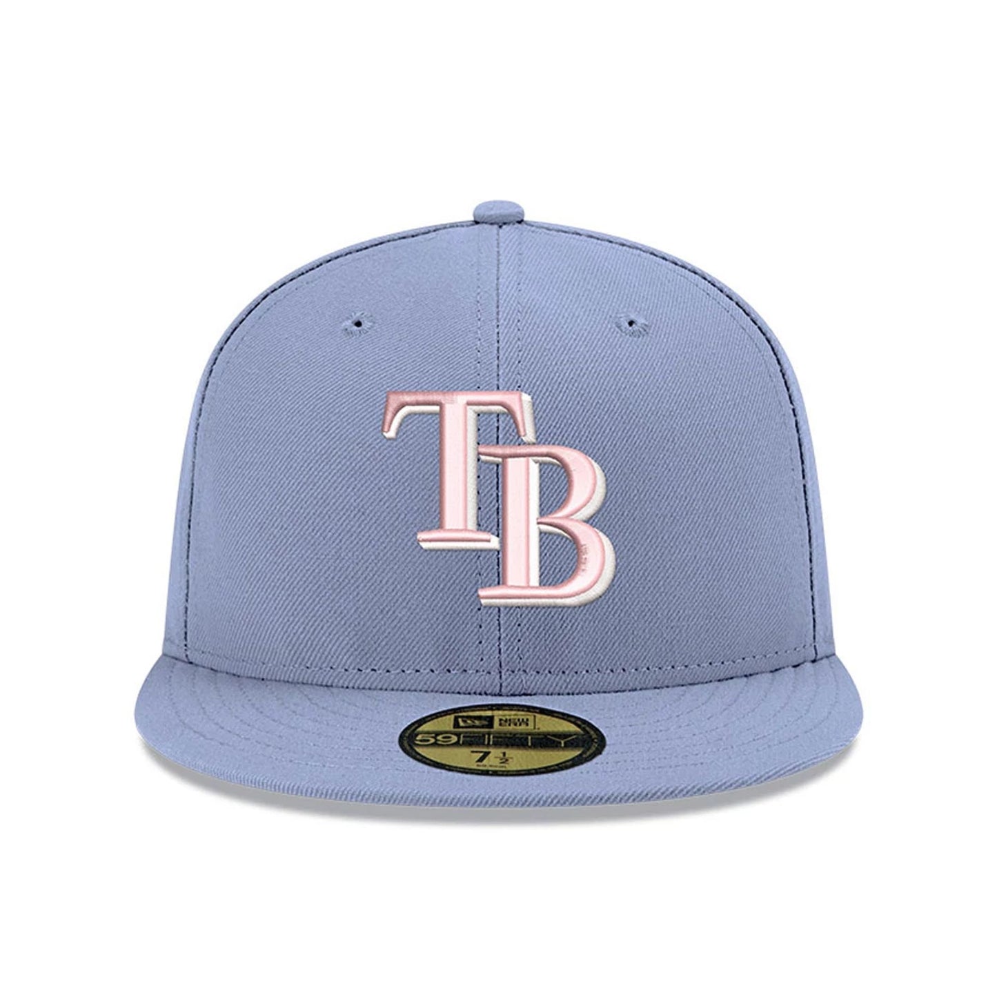 This is a Tampa Bay Rays MLB Dare To Be Brave Pastel Purple 59FIFTY Fitted Cap 2