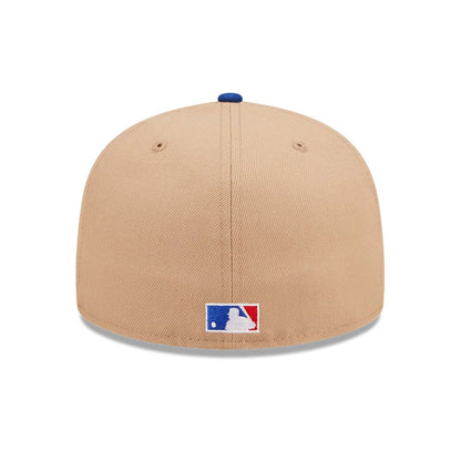 This is a Toronto Blue Jays MLB Blue Jays Fans Light Beige 59FIFTY Fitted Cap 7