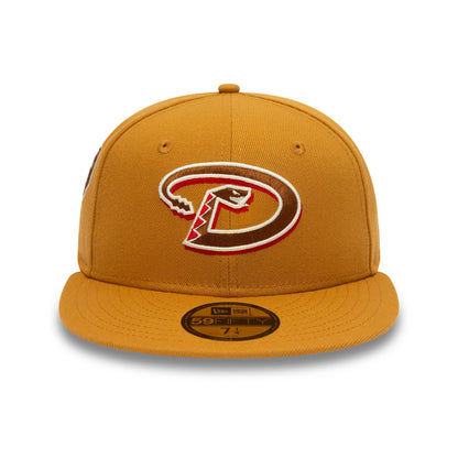 This is a Arizona Diamondbacks MLB Los Serpientes Brown 59FIFTY Fitted Cap 6