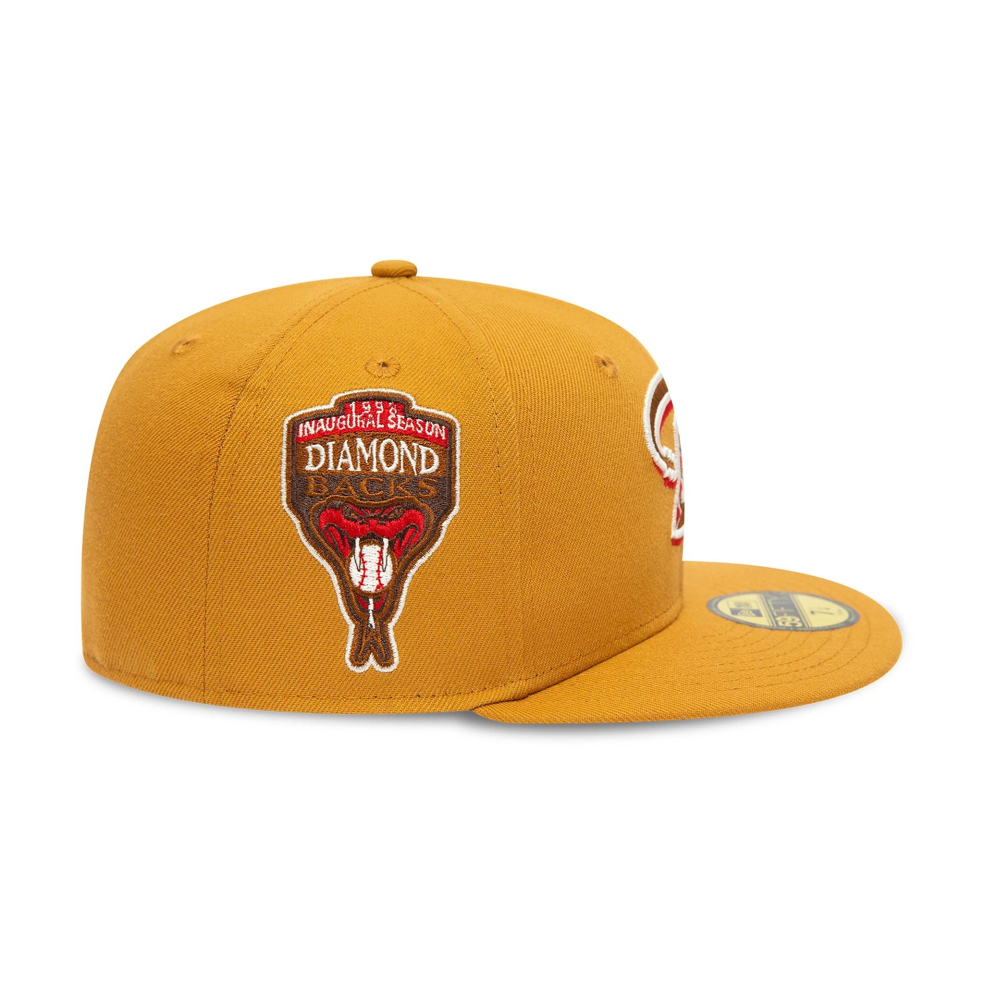 This is a Arizona Diamondbacks MLB Los Serpientes Brown 59FIFTY Fitted Cap 3