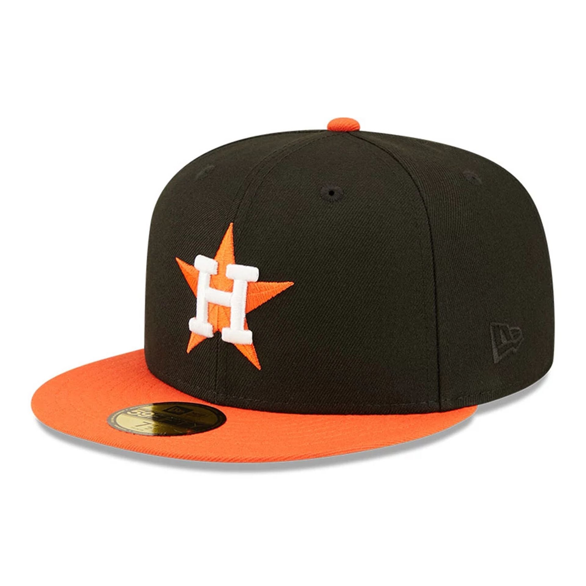 This is a Houston Astros Silver Anniversary Black 59FIFTY Fitted Cap 1