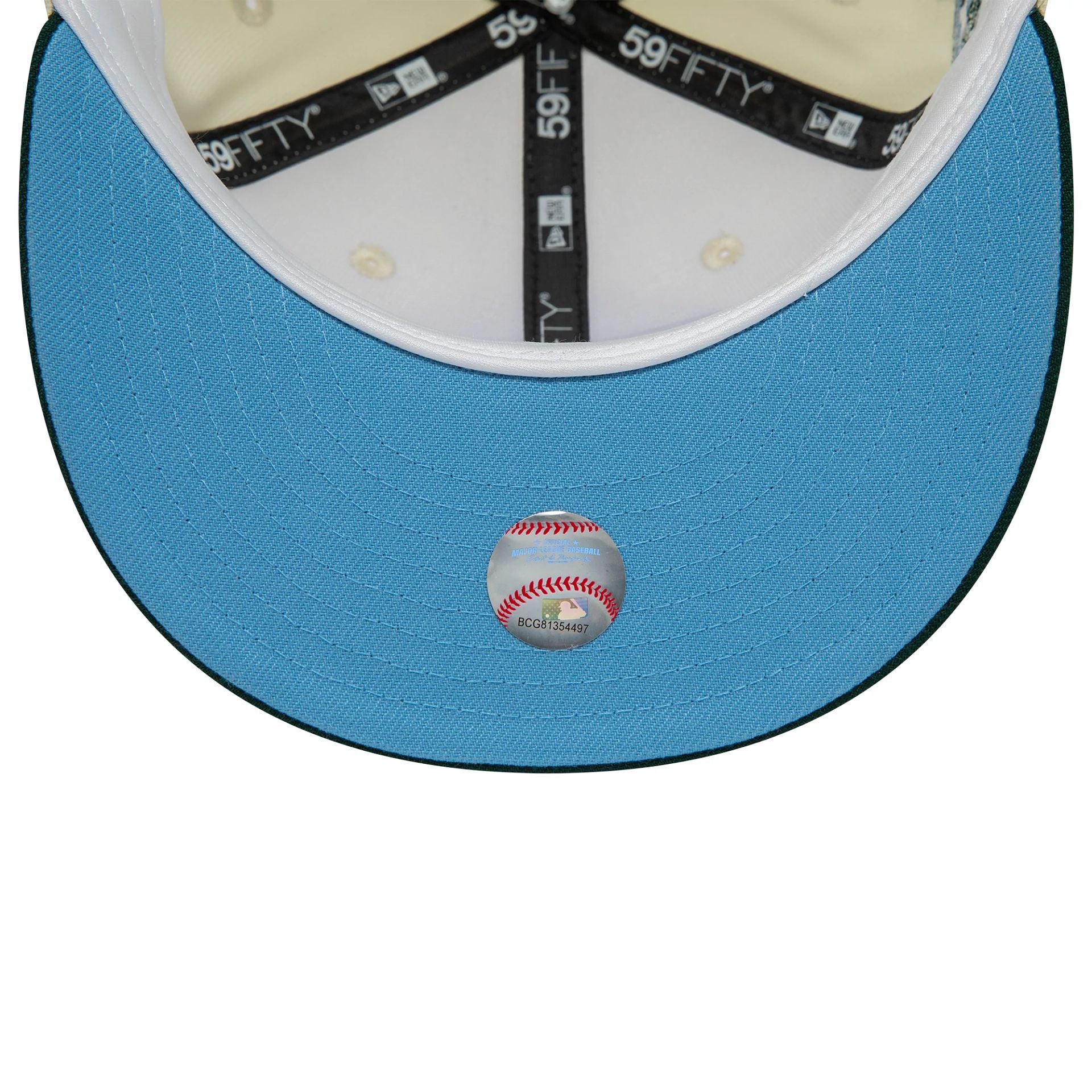 This is a Arizona Diamondbacks MLB Los Serpientes White 59FIFTY Fitted Cap 2