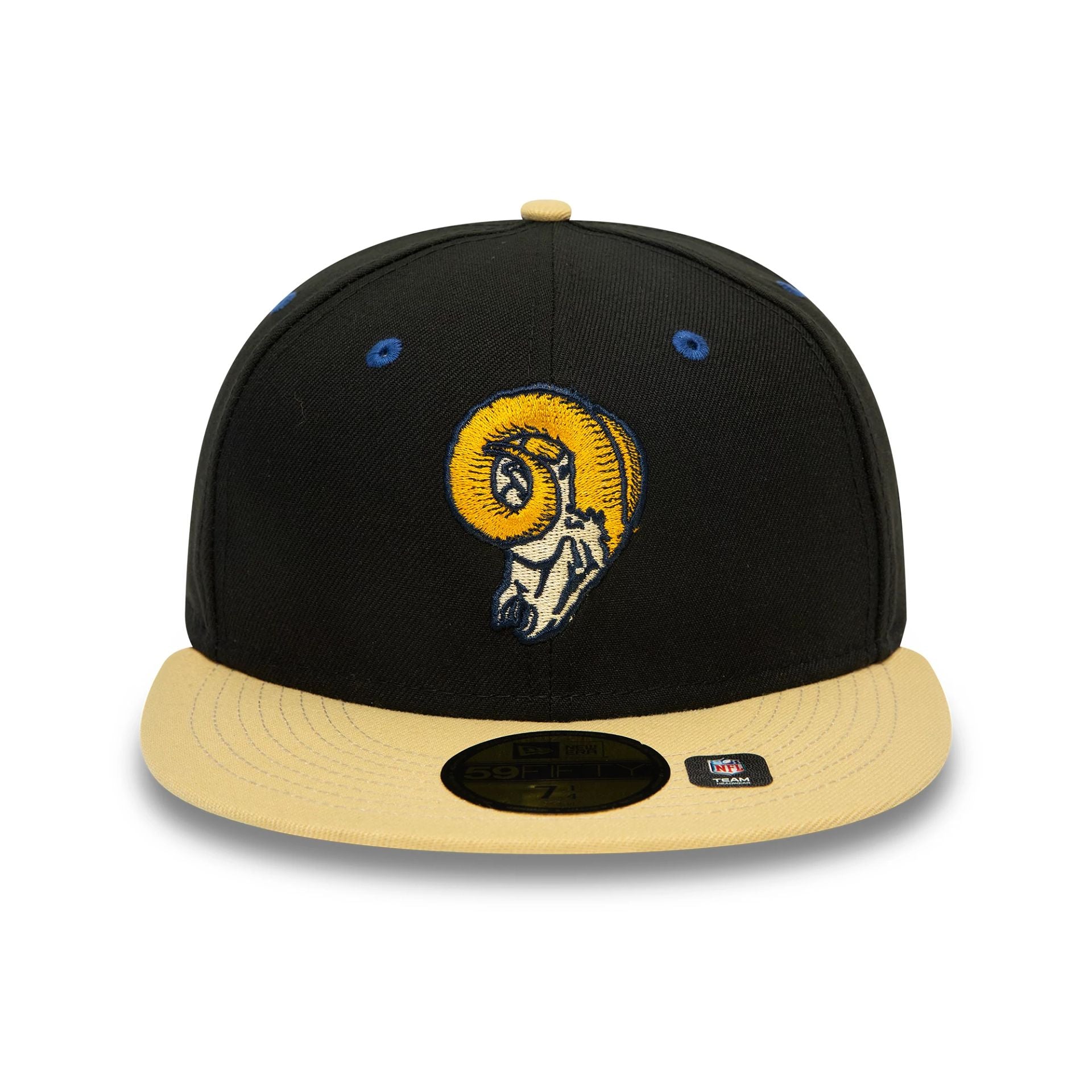 This is a LA Rams NFL Contrast Black 59FIFTY Fitted Cap 2