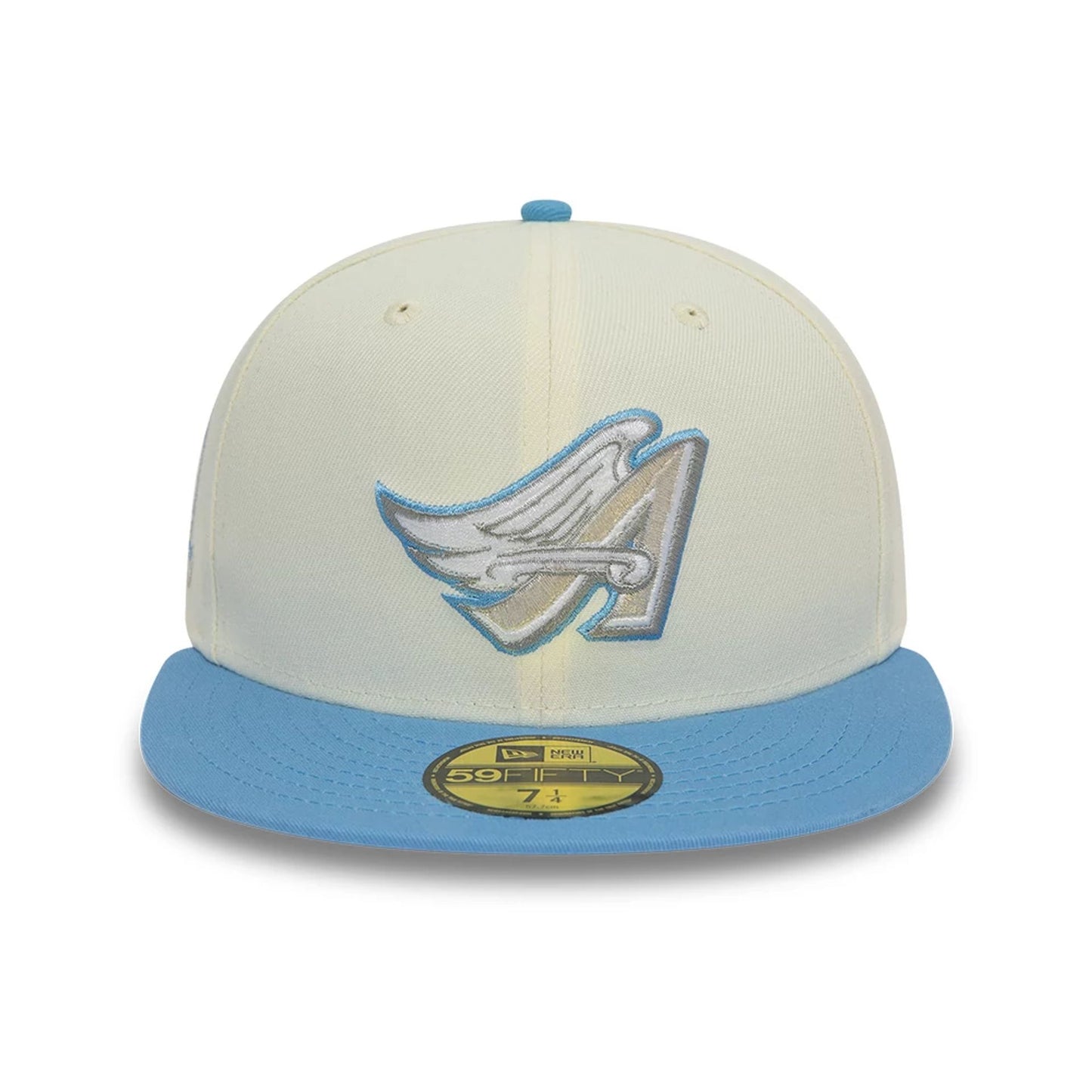 This is a Anaheim Angels Off White 59FIFTY Fitted Cap 5