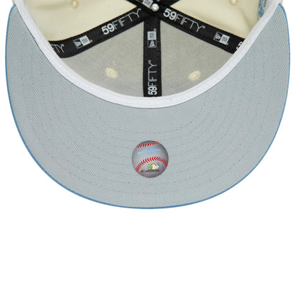 This is a Anaheim Angels Off White 59FIFTY Fitted Cap 2