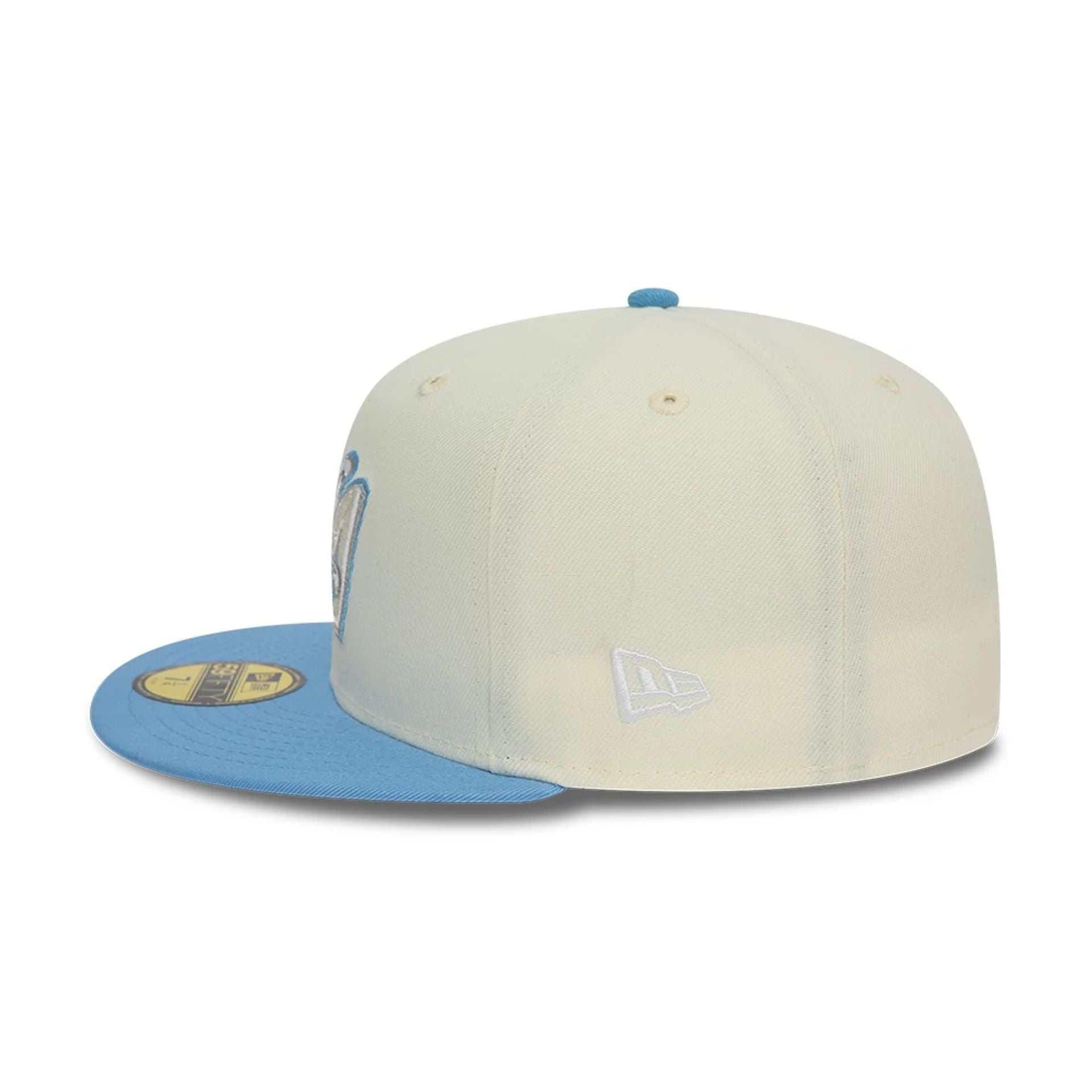 This is a Anaheim Angels Off White 59FIFTY Fitted Cap 4