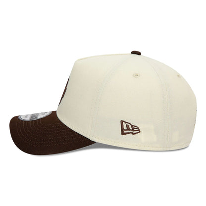 This is a LA Dodgers White A-Frame Trucker Cap 7