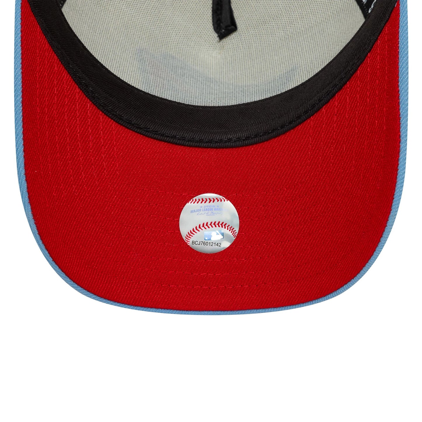 This is a LA Angels MLB Pastel Light Beige 9FORTY A-Frame Adjustable Cap 2