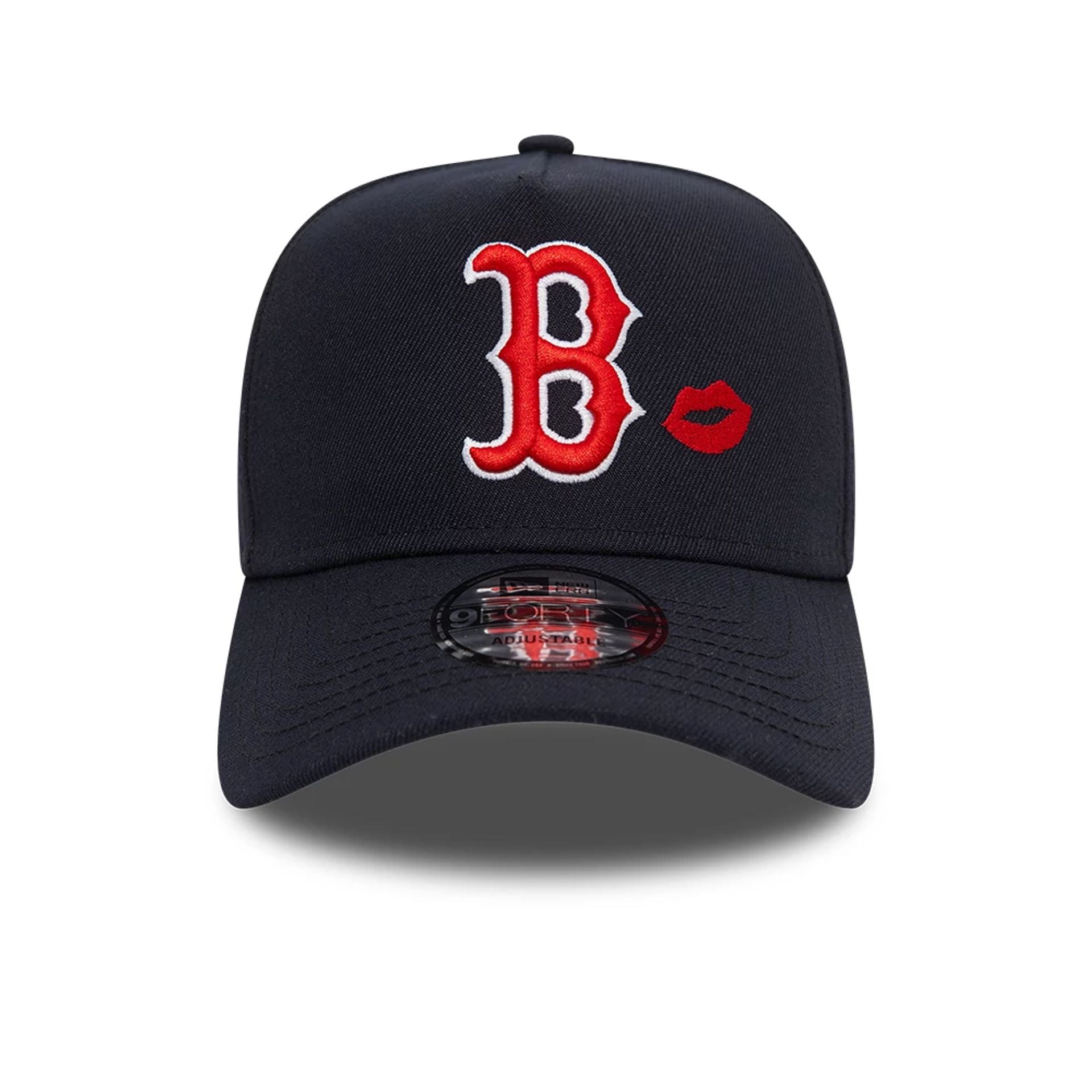 This is a Boston Red Sox Lips Navy 9FORTY A-Frame Cap 2