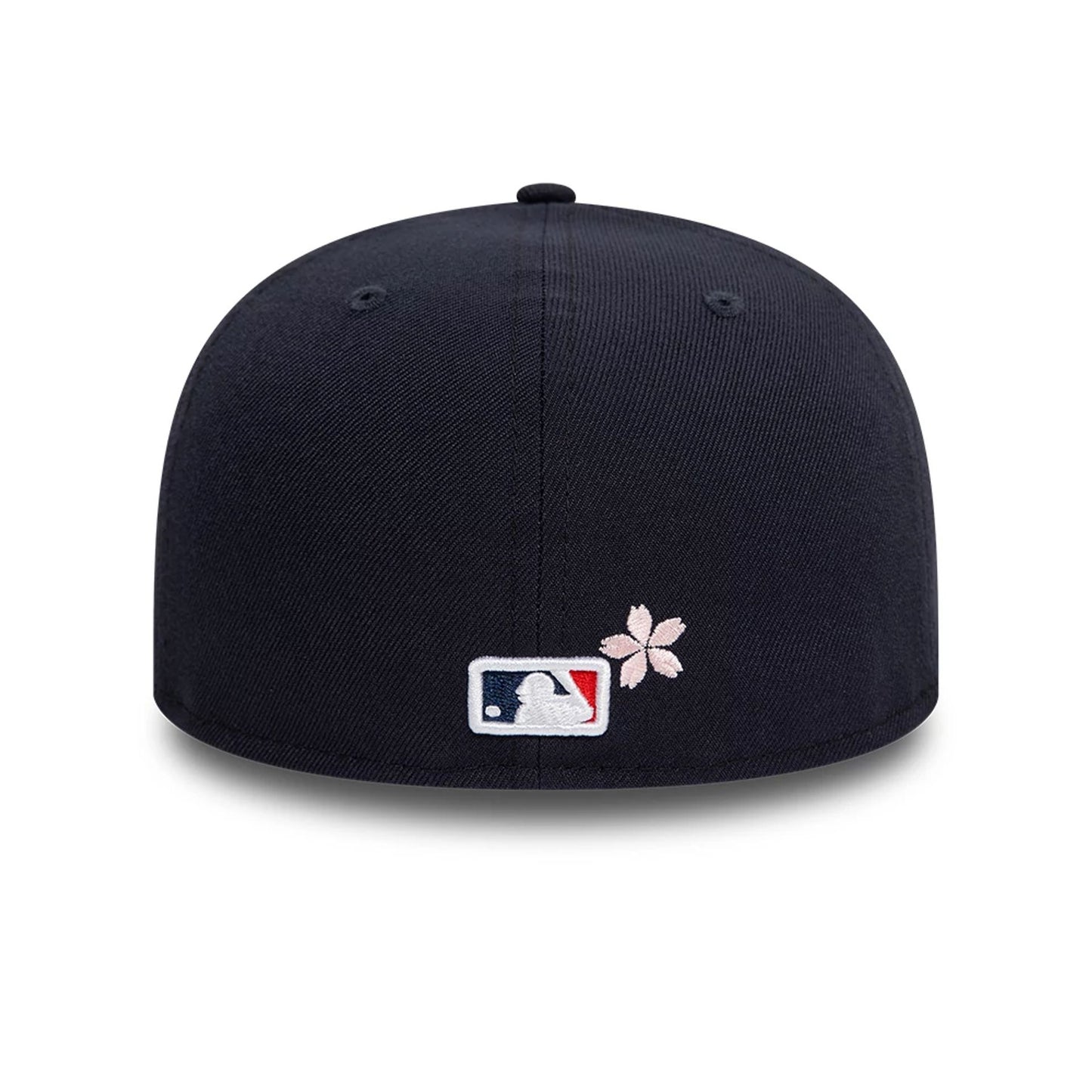 This is a Atlanta Braves Cherry Blossom Navy Low Profile 59FIFTY Fitted Cap 4