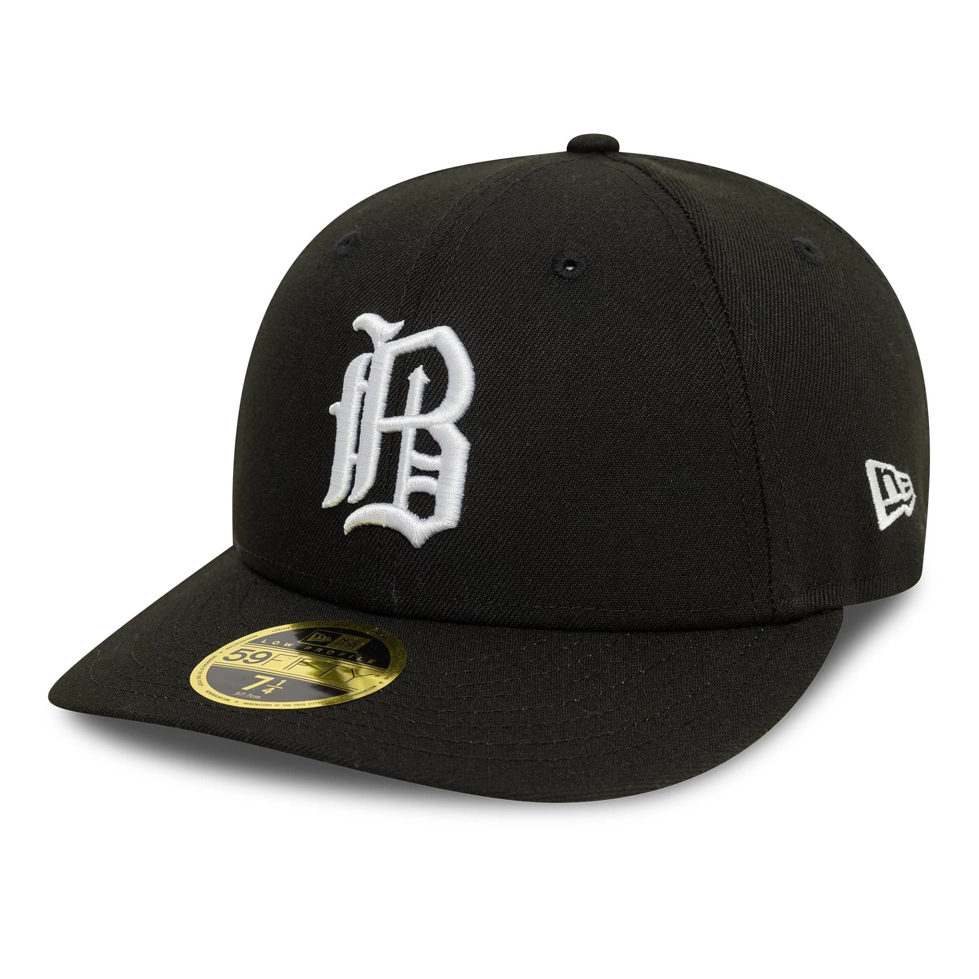 This is a Birmingham Barons MiLB Selection Black Low Profile 59FIFTY Fitted Cap 1