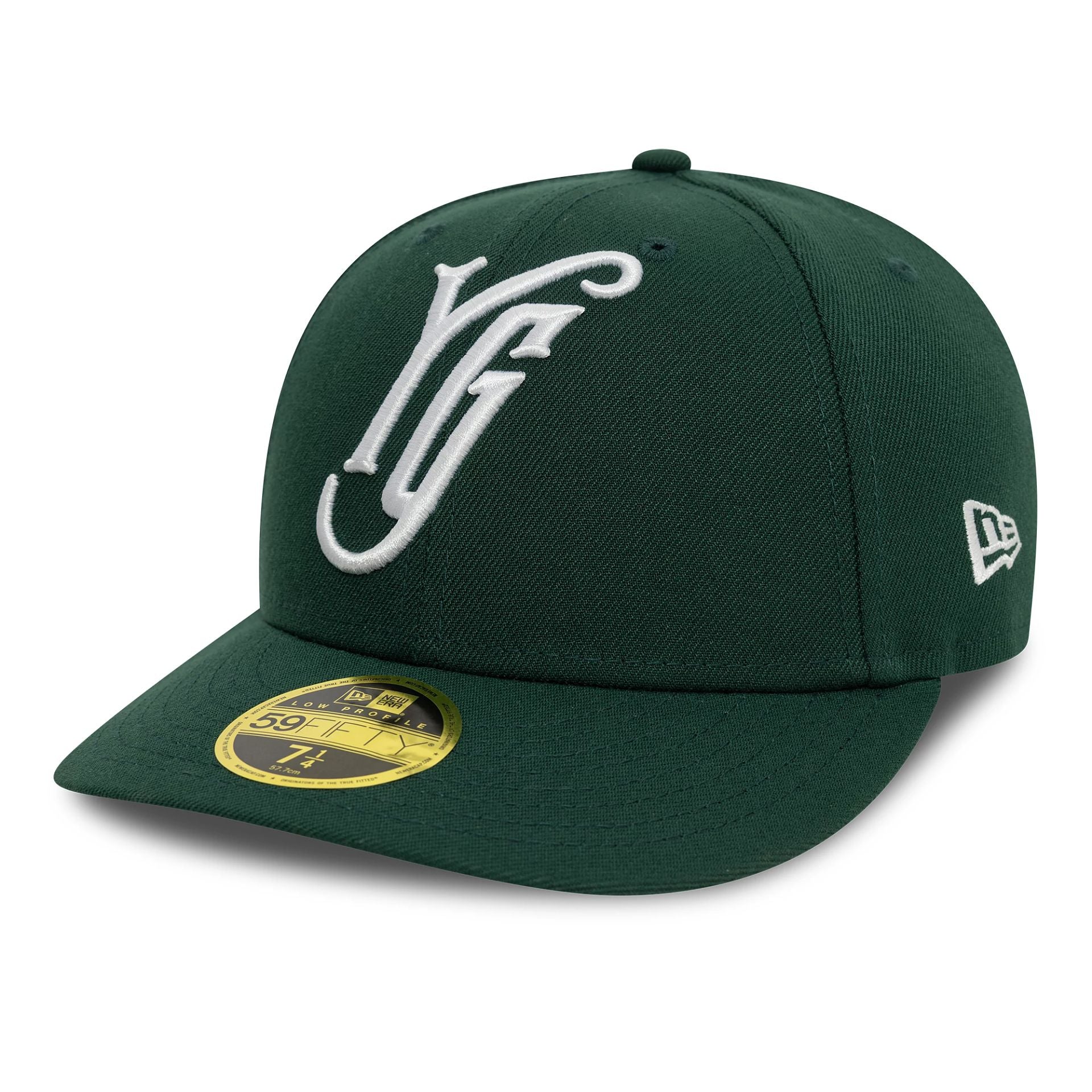 This is a Hartford Yard Goats MiLB Selection Dark Green Low Profile 59FIFTY Fitted Cap 1