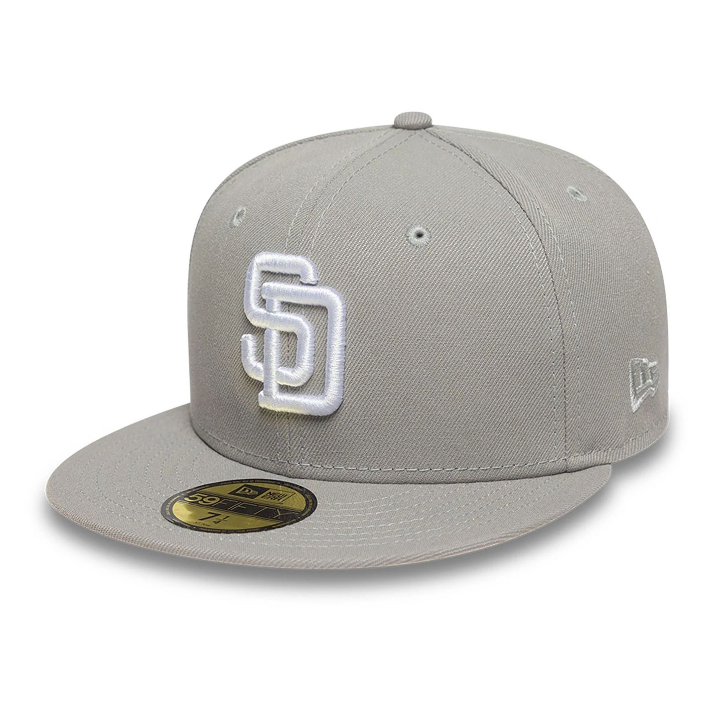 This is a San Diego Padres Grey 59FIFTY Fitted Cap 4