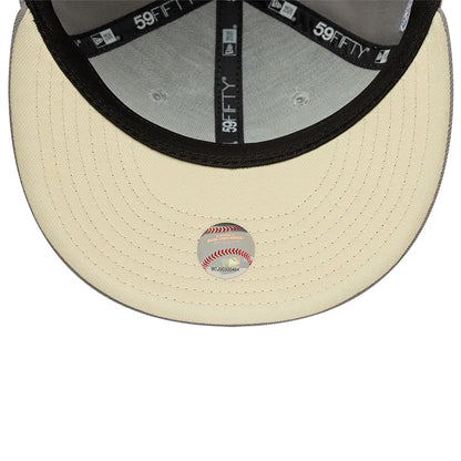 This is a San Diego Padres Grey 59FIFTY Fitted Cap 2