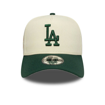 This is a LA Dodgers Chrome And Dark Green White 9FORTY A-Frame Adjustable Cap 3